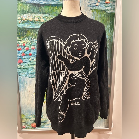 MSGM size S Wool blend Angel crewneck jumper - Picture 3 of 11